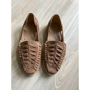 New Nisolo Men’s Huaraches Tobacco Brown